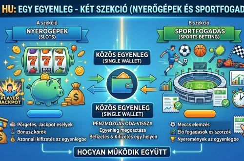 1W HU: Nyerőgépek és Sportfogadás - Két Szekció Egy Egyenlegen és Hogyan Működik Együtt